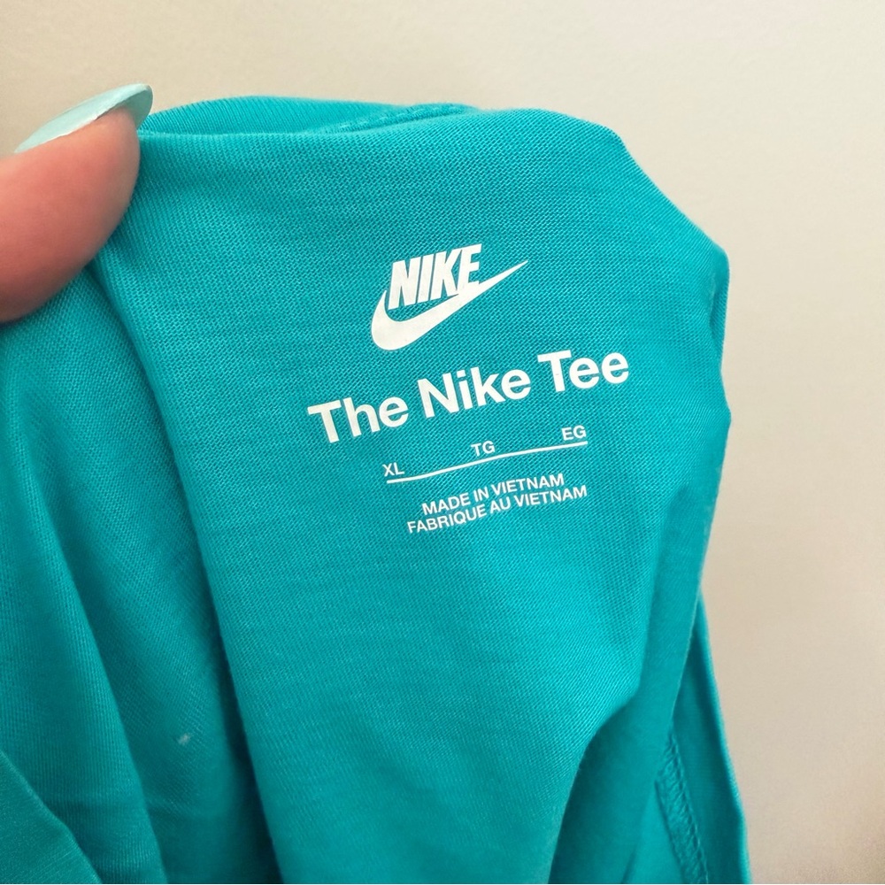 Nike Swoosh Logo Tank Top Blue - Picture 5 of 7